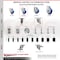 Service Caster 3.5 Inch 316SS Blue Polyurethane Swivel 1-3/4 Inch Expanding Stem Caster Set SCC-SS316EX20S3514-PPUB-BLUE-134-4 - alternate 3